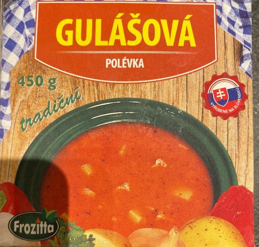 Fotografie - hlubokomrazená gulášová polévka Frozitta