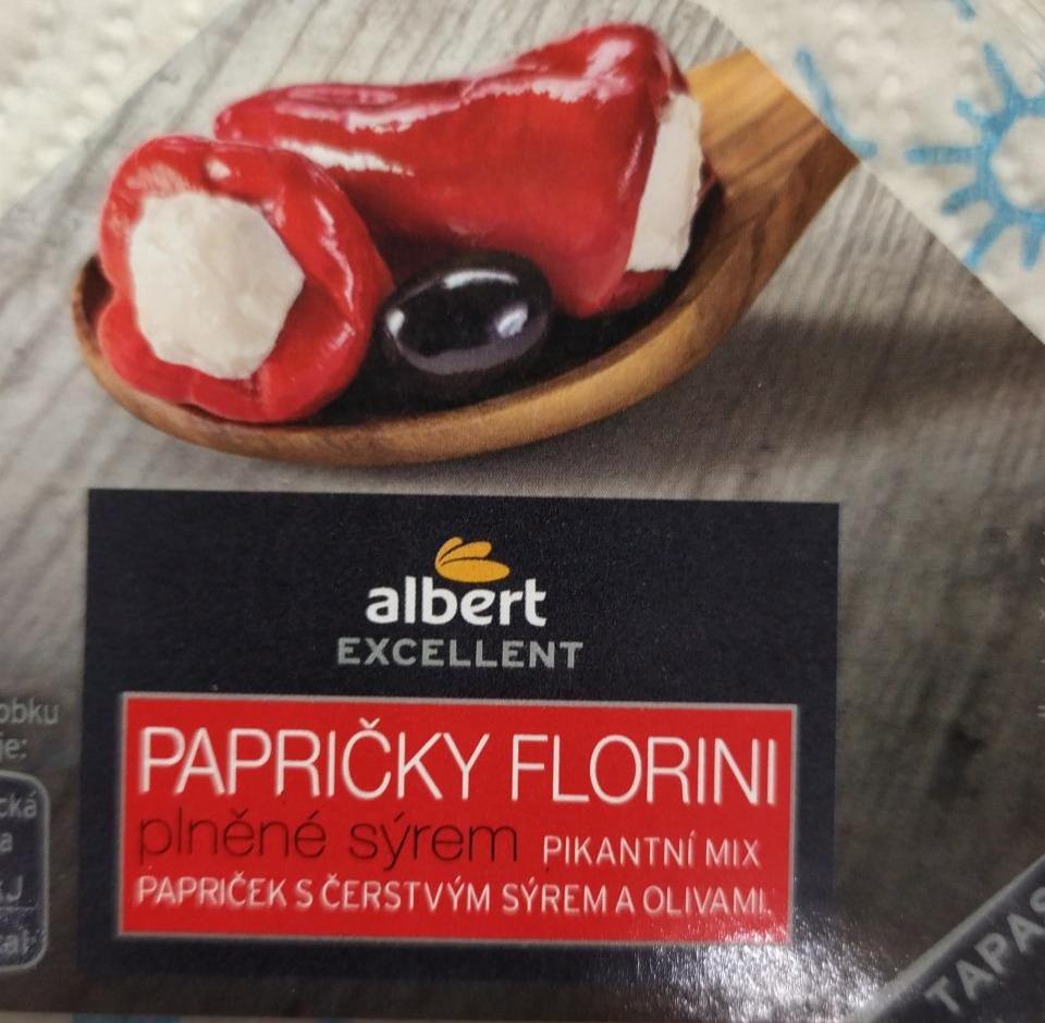 Fotografie - Papričky Florini plněné sýrem a olivy pikantní mix Albert Excellent