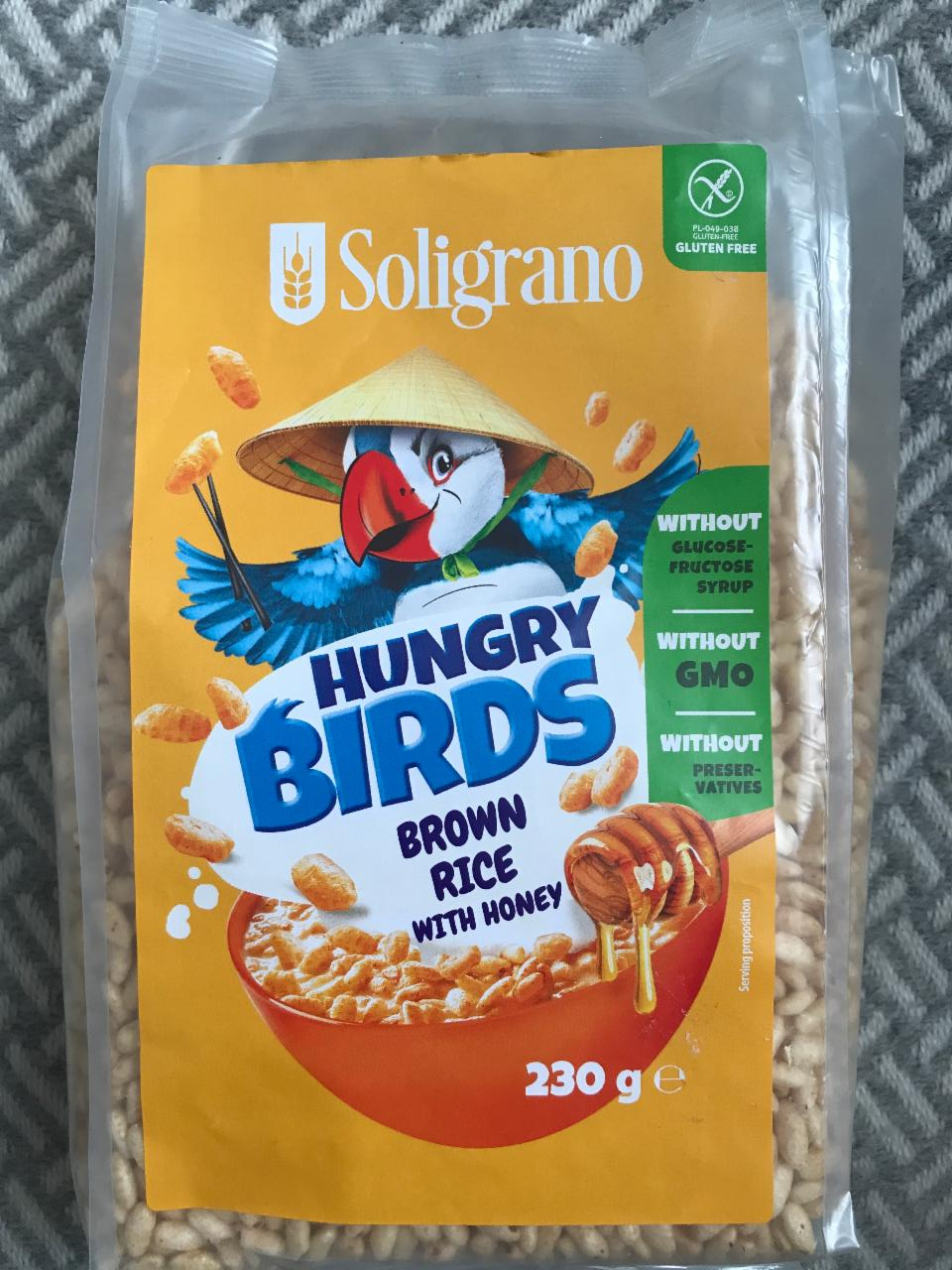 Fotografie - Hungry Birds Brown Rice with Honey Soligrano
