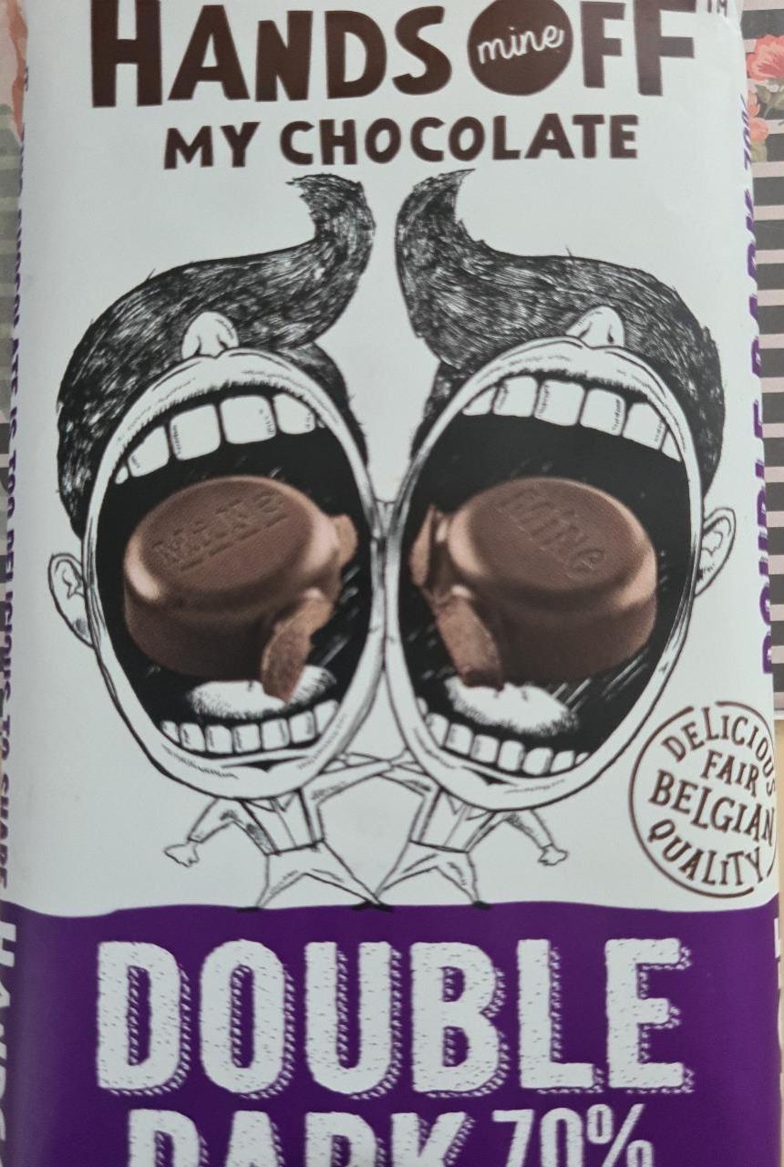 Fotografie - Double dark 70% cocoa Hands off my chocolate
