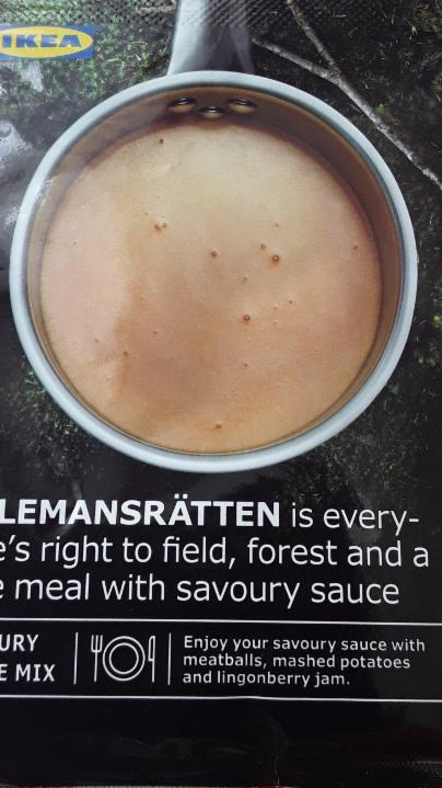 Fotografie - smetanová omáčka ke švédským kuličkám Ikea Food