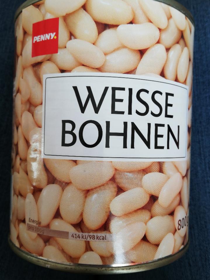Fotografie - Weisse bohnen (bílé fazole) Penny
