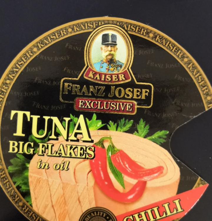 Fotografie - Tuna chunks in oil with chilli Kaiser Franz Josef