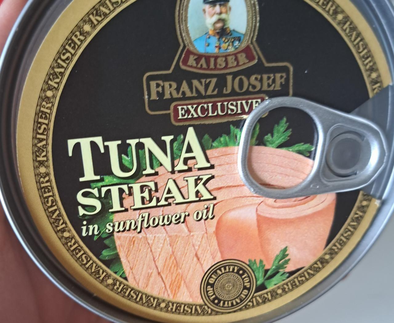 Fotografie - Tuna steak in sunflower oil Kaiser Franz Josef