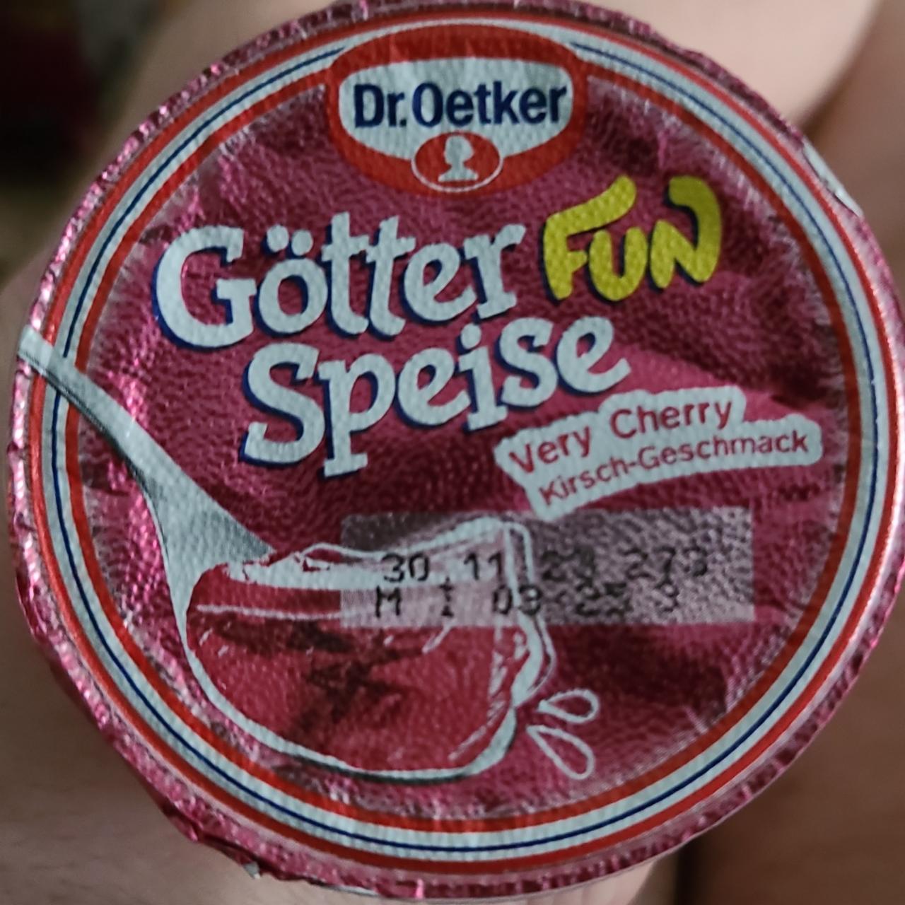 Fotografie - Götter fun Speise Very Cherry Dr.Oetker