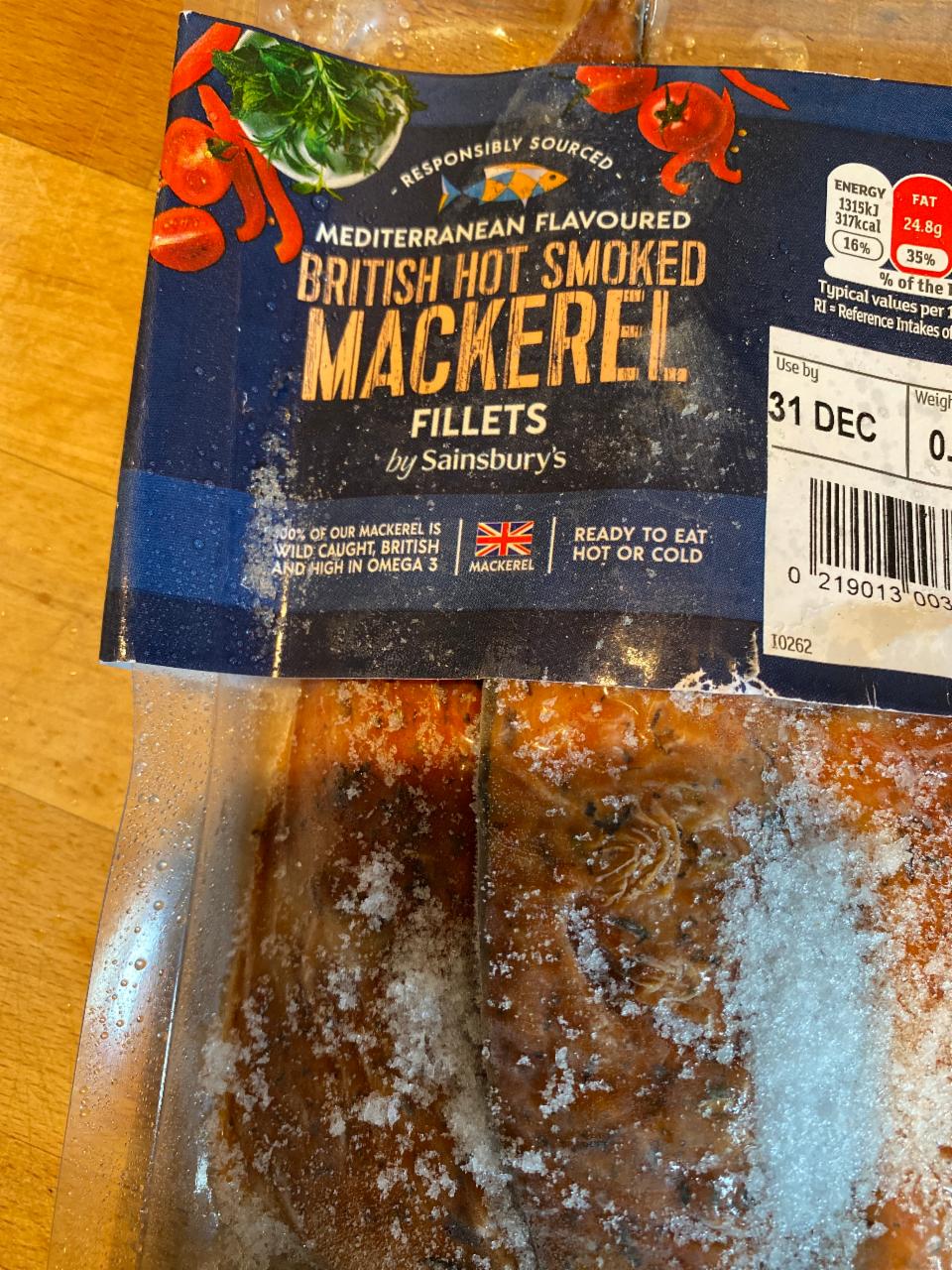 Fotografie - British Smoked Mackerel Fillets by Sainsbury's
