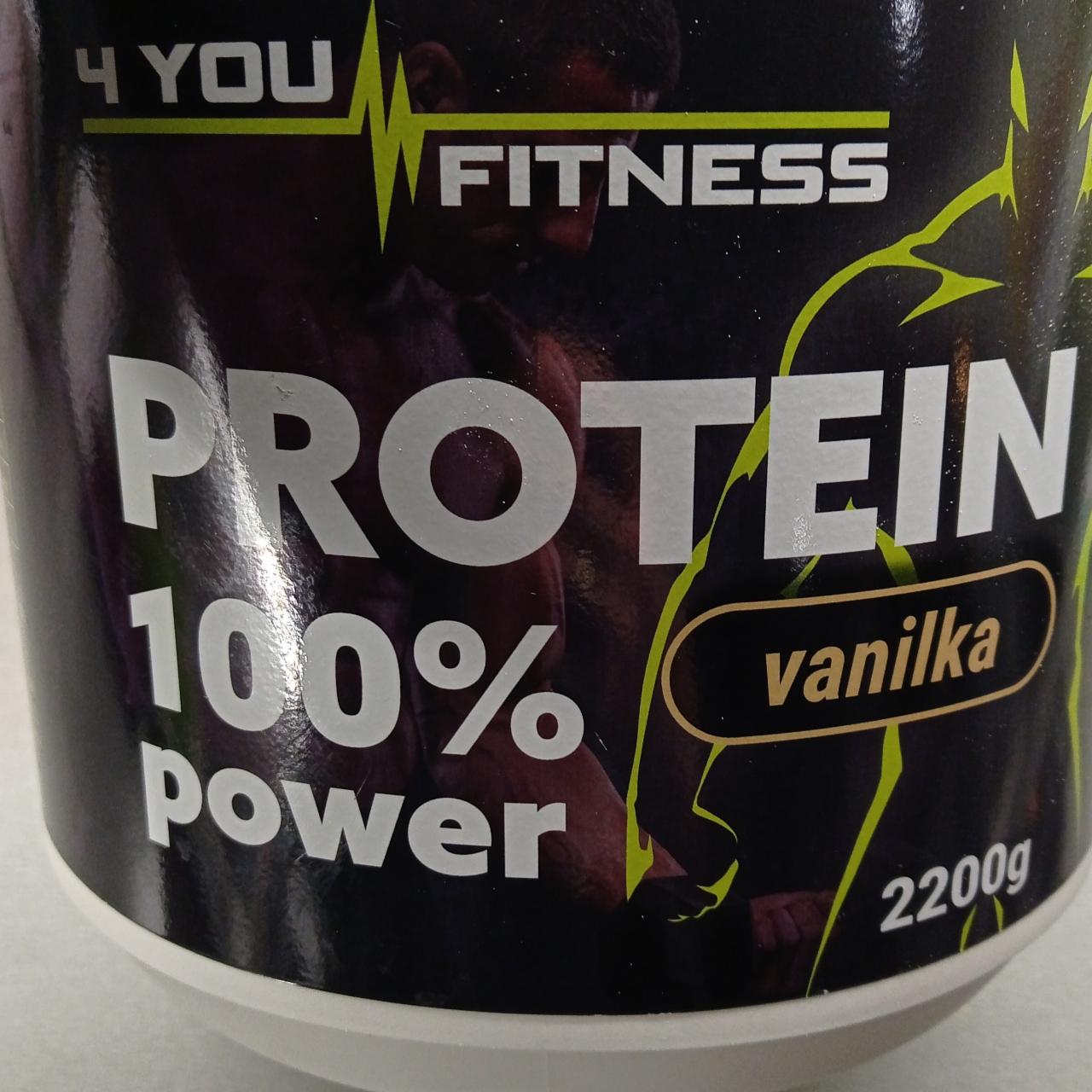 Fotografie - Protein 100% power Vanilka 4 You Fitness