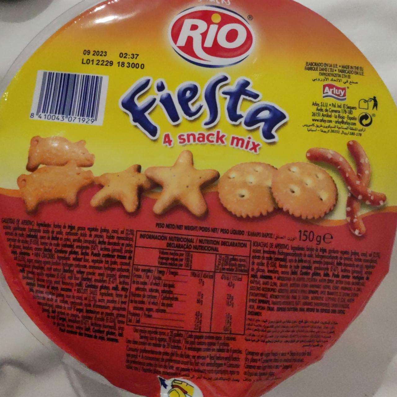 Fotografie - Fiesta 4 snack mix Rio