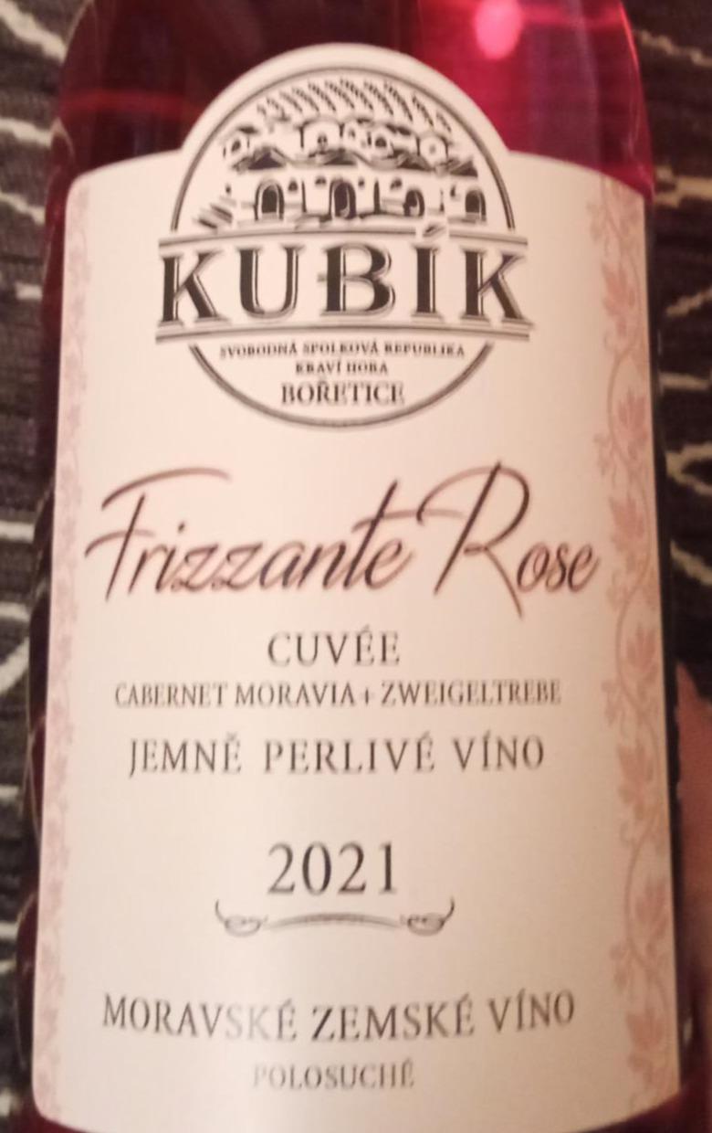Fotografie - Frizzante Rose Cuvée 2021 Kubík