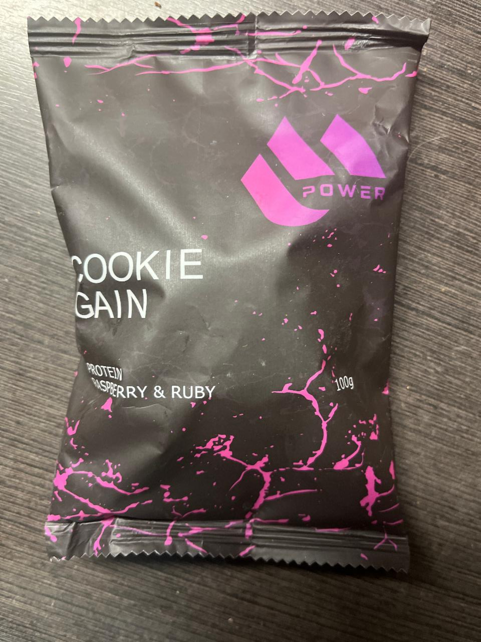 Fotografie - Cookie gain protein raspberry and ruby Mpower Nutrition