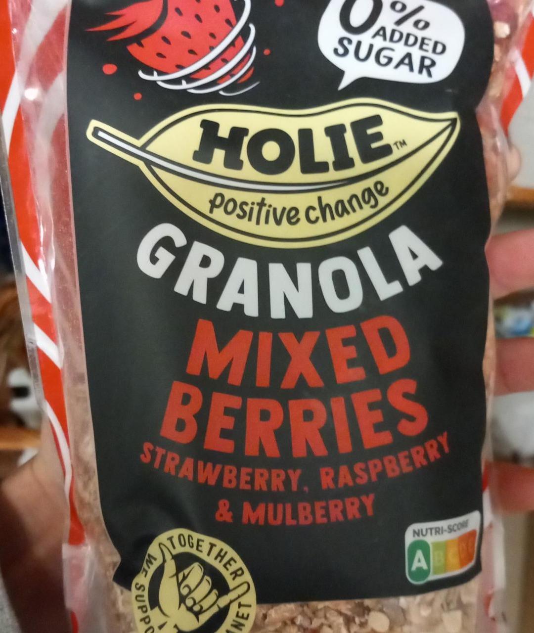 Fotografie - Granola mixed berries Holie