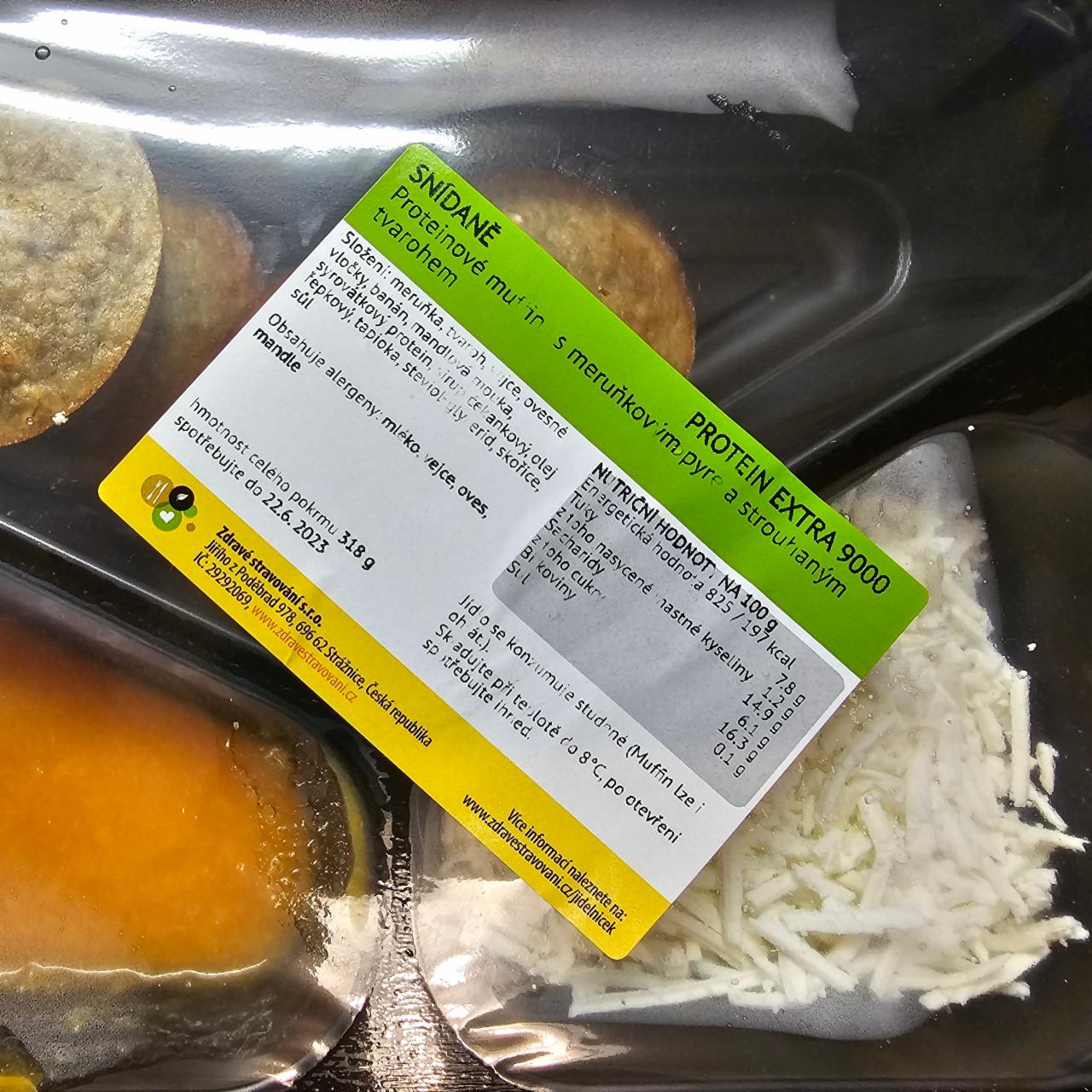 Fotografie - Proteinové muffiny s meruňkovým pyré a strouhaným tvarohem Zdravé stravování