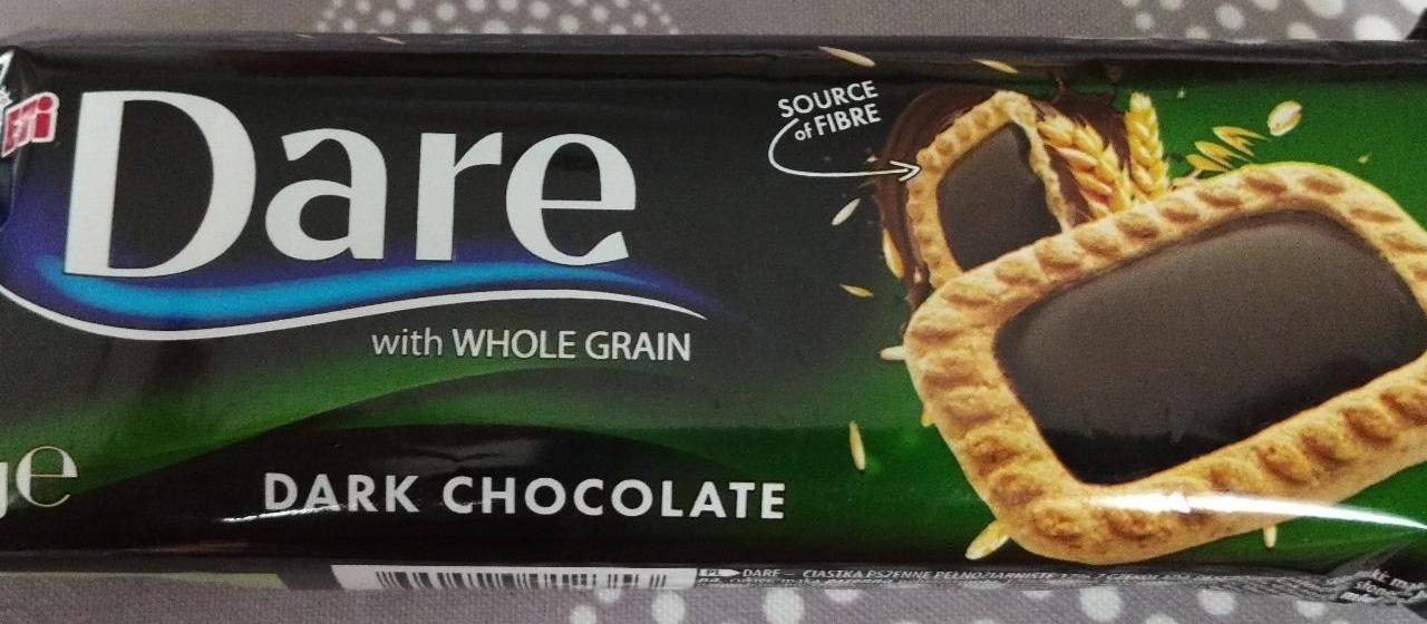 Fotografie - Dare with whole grain Dark chocolate Eti
