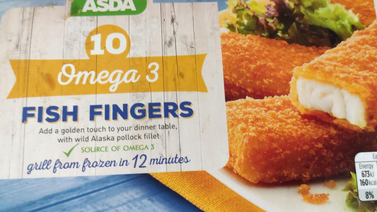 Fotografie - 10 Omega 3 Fish Fingers Asda