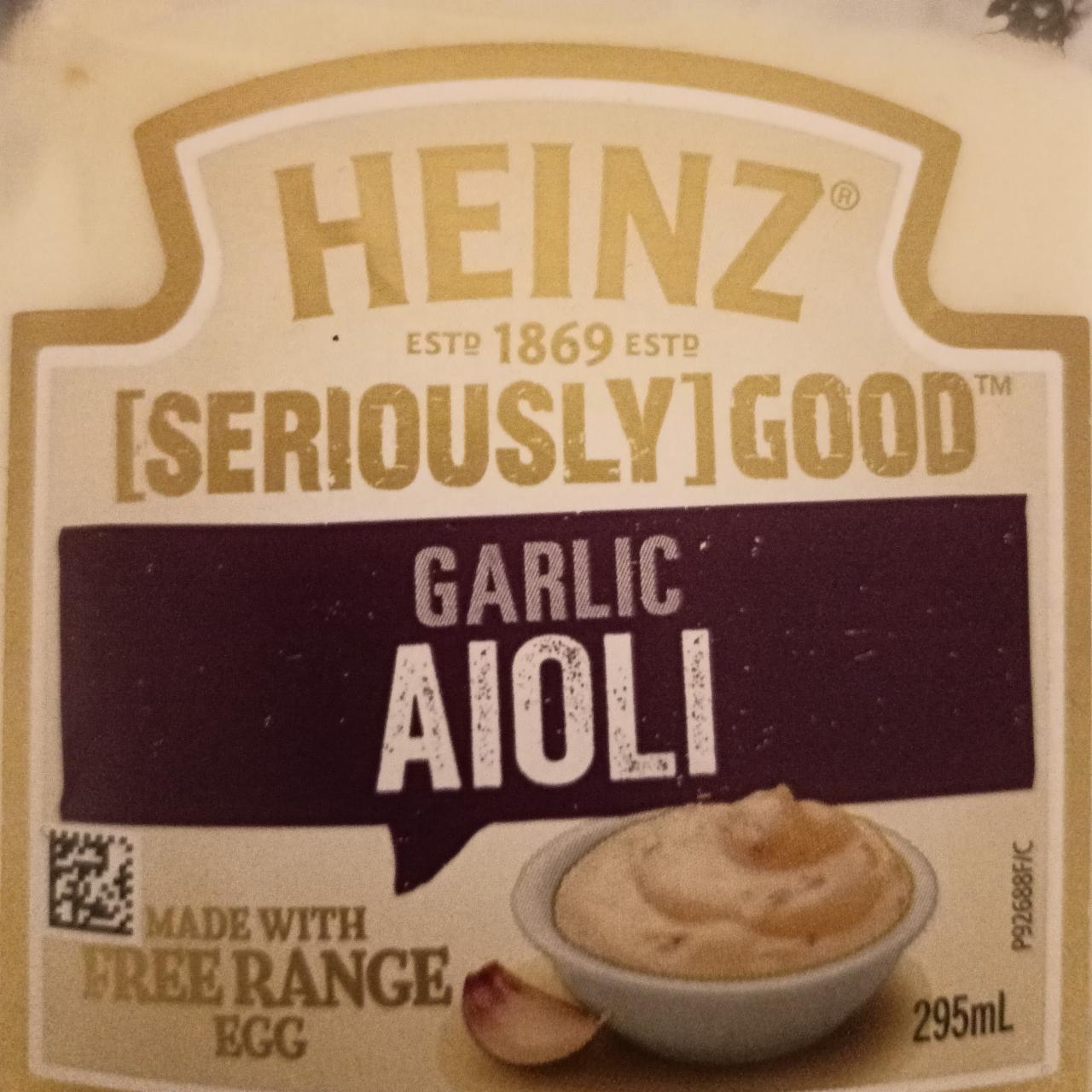 Fotografie - Seriously Good Garlic Aioli Heinz