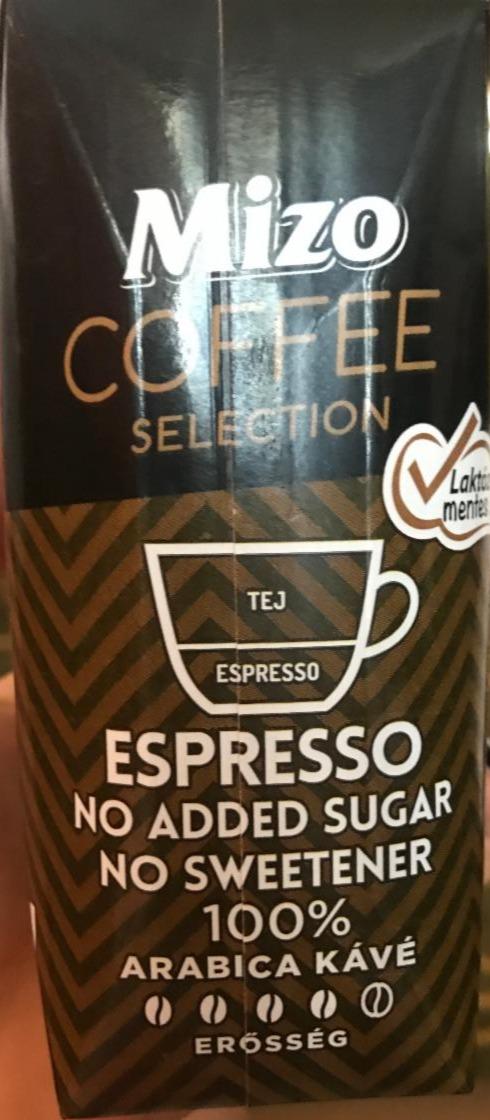 Fotografie - Coffee Espresso bezlaktózové bez cukru Mizo