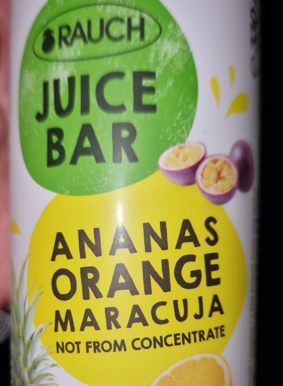 Fotografie - Juice bar Ananas Orange Maracuja Rauch