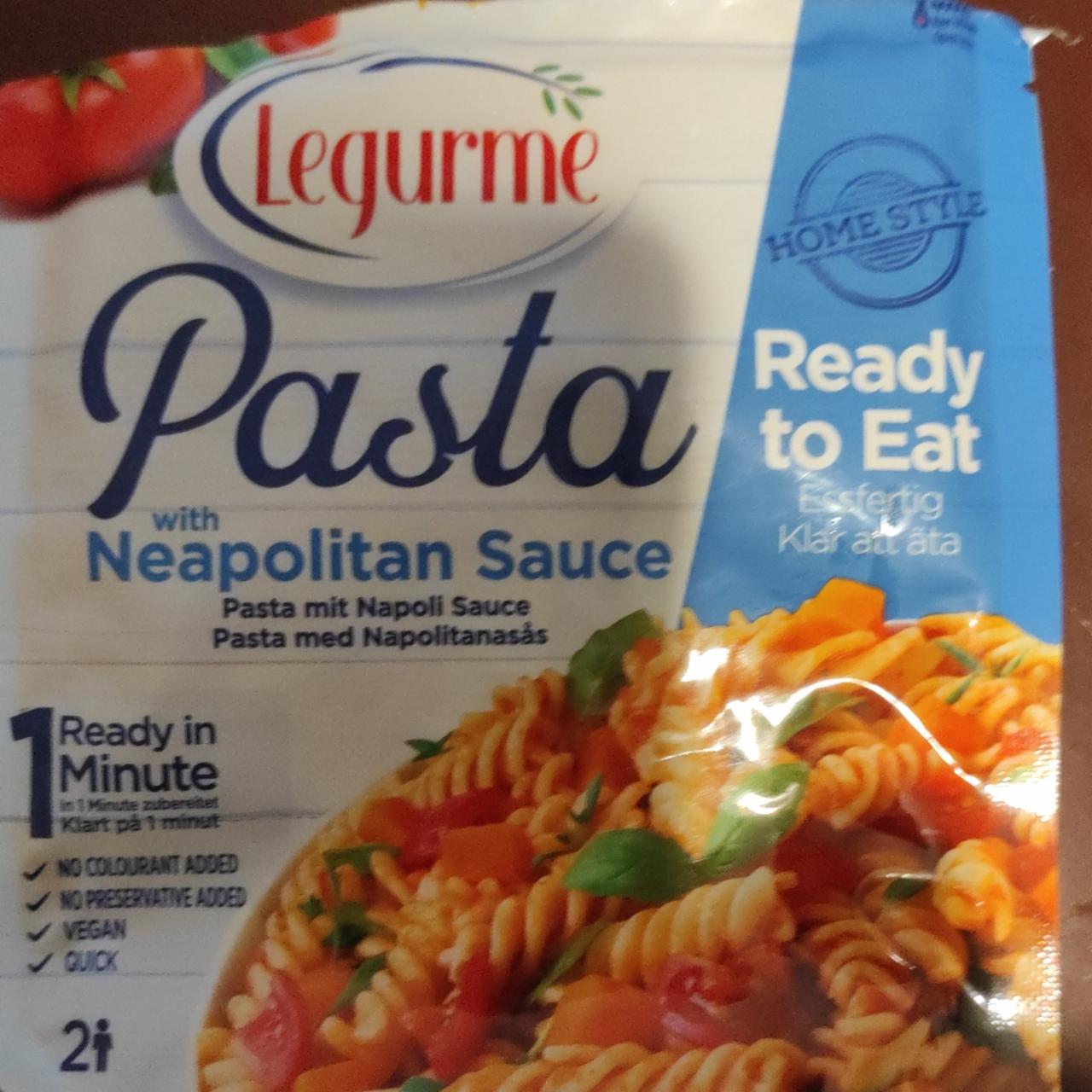 Fotografie - Pasta with Neapolitan sauce Legurme