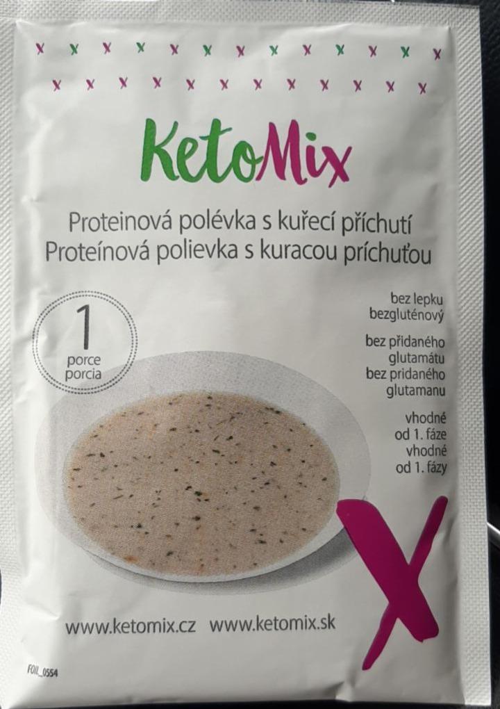 Fotografie - Proteinová polévka s kuřecí příchutí KetoMix
