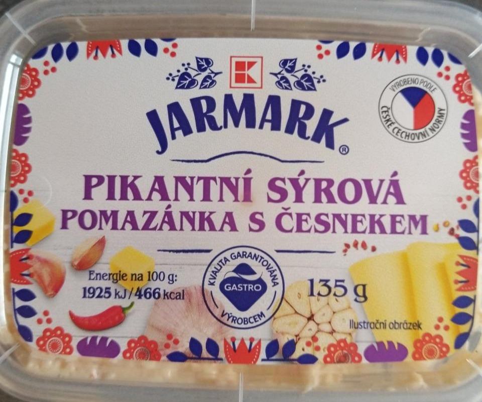 Fotografie - Pikantní sýrová pomazánka s česnekem K-Jarmark