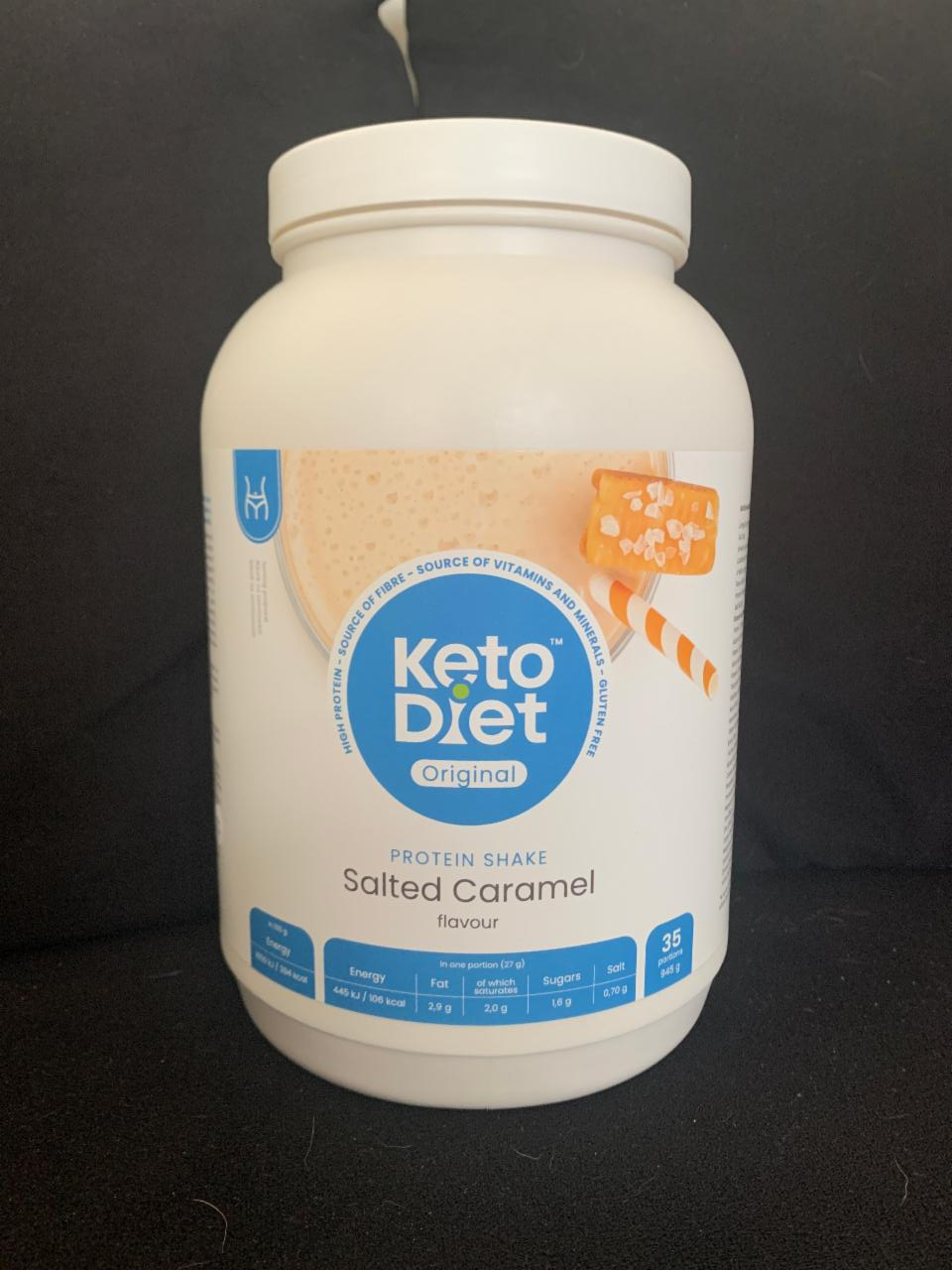 Fotografie - Protein shake Salted Caramel flavour KetoDiet