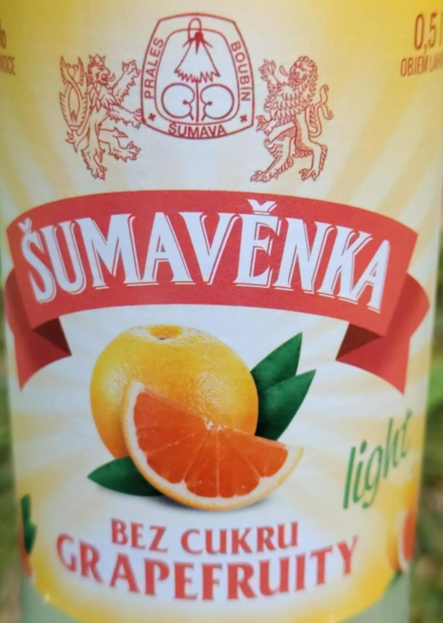 Fotografie - Šumavěnka light grapefruity bez cukru