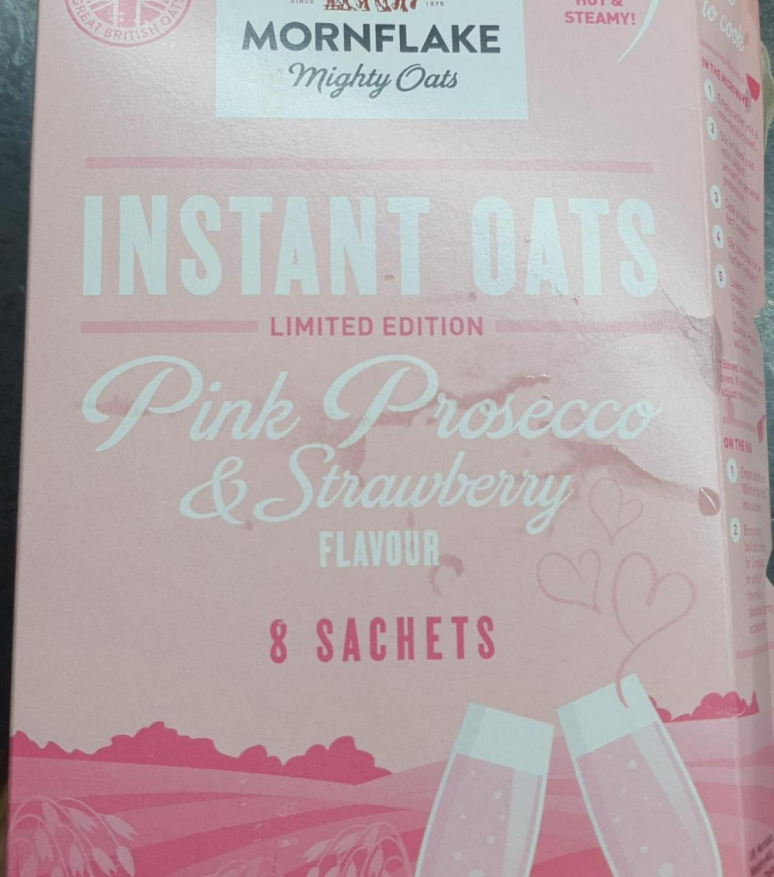 Fotografie - Instant oats Pink prosecco & strawberry flavour Mornflake