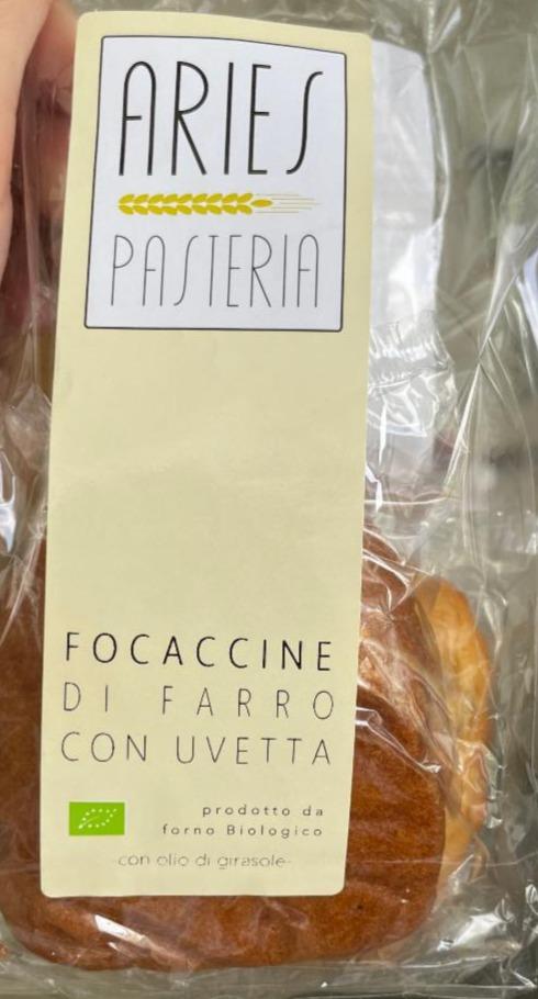 Fotografie - Bio Focaccine di farro con uvetta Aries Pasteria