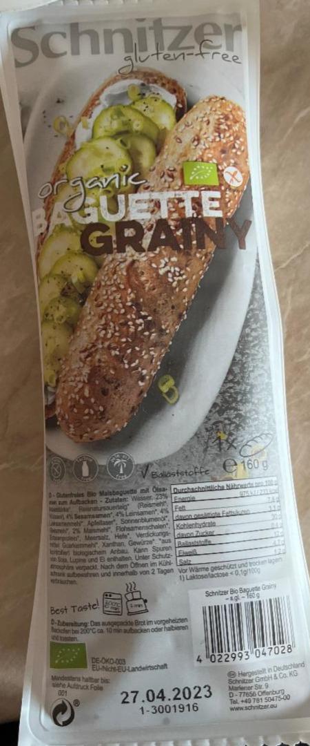 Fotografie - Organic baguette grainy Schnitzer