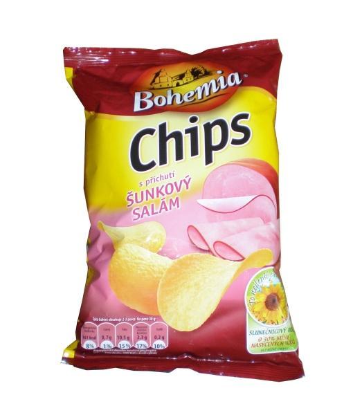 Fotografie - Bohemia Chips šunkový salám
