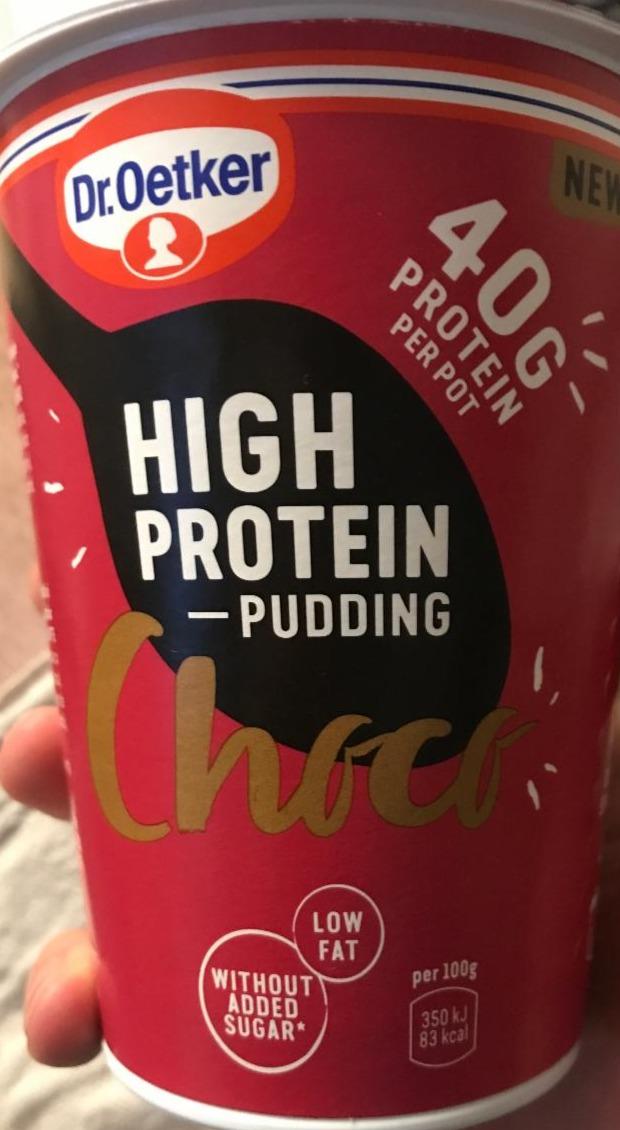Fotografie - High Protein Pudding Choco Dr.Oetker