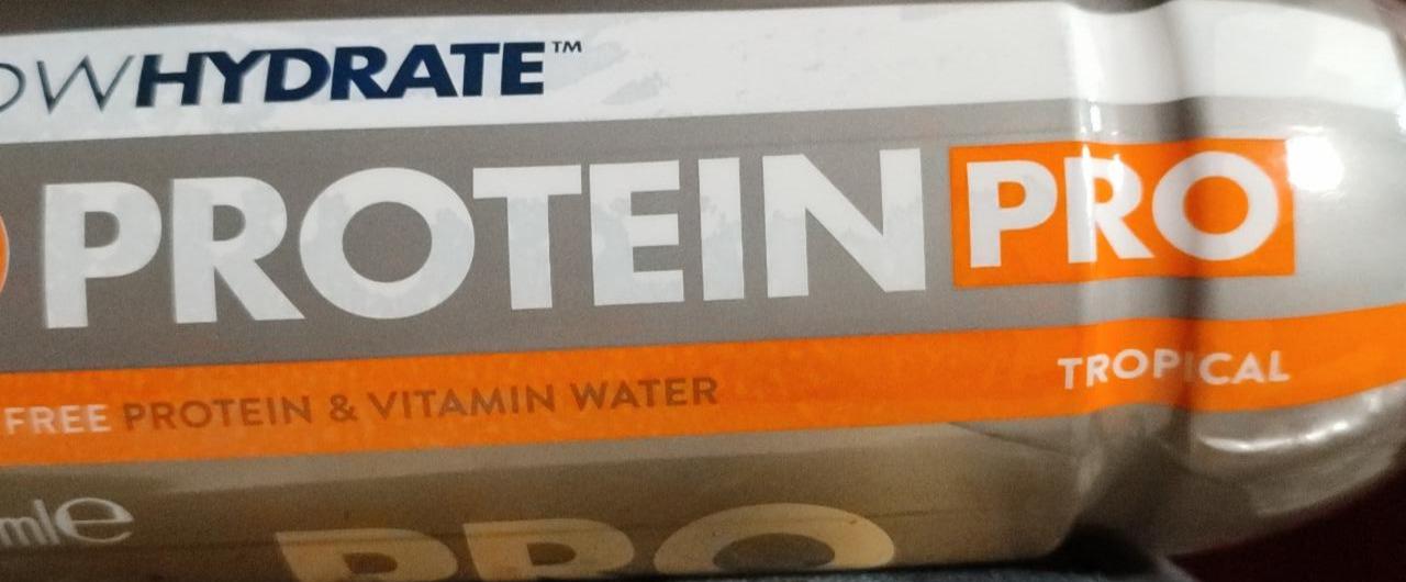 Fotografie - Wow Hydrate Protein Tropical Sugar Free Protein & Vitamin Water