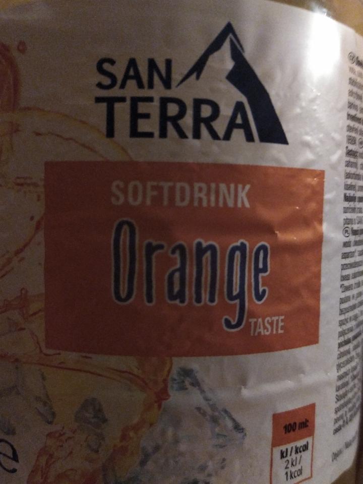 Fotografie - Softdrink Orange taste San Terra