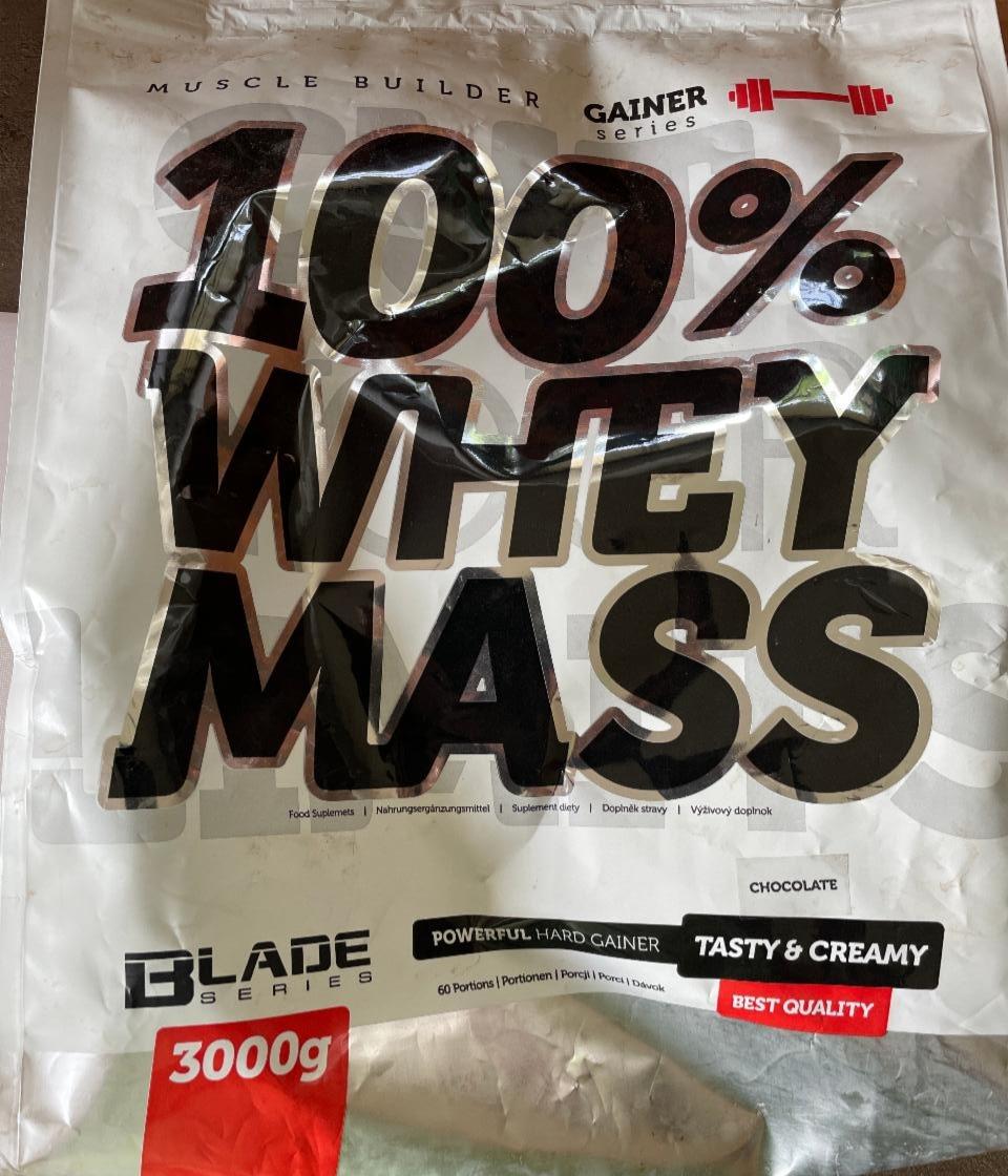 Fotografie - BS Blade 100% Whey Mass Gainer čokoláda HiTec Nutrition