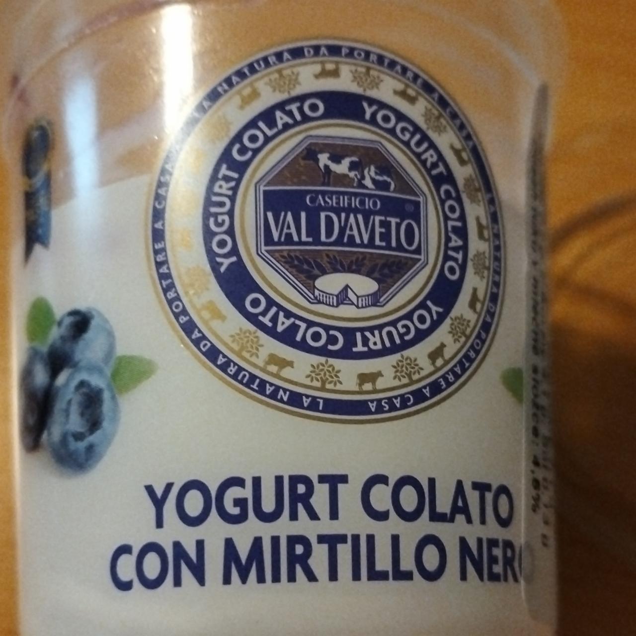 Fotografie - Yogurt Colato con Mirtillo Nero Caseificio Val d'Aveto