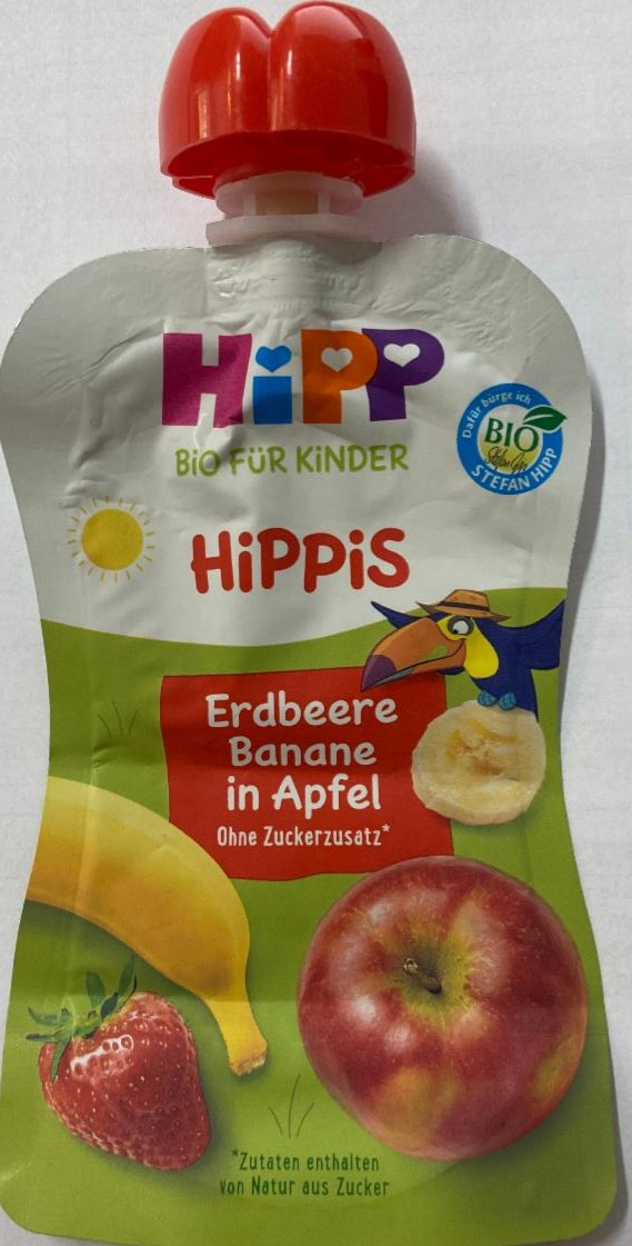 Fotografie - HIPP jahody, banán a jablko