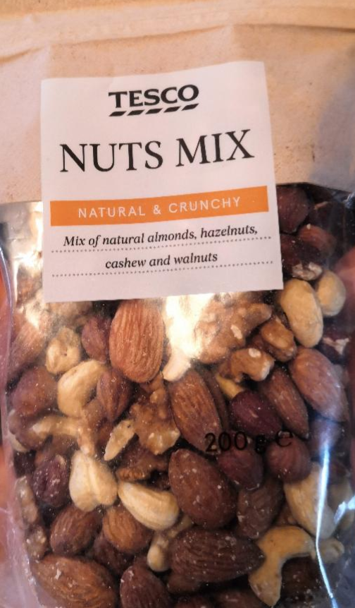 Fotografie - Nuts mix natural & crunchy Tesco
