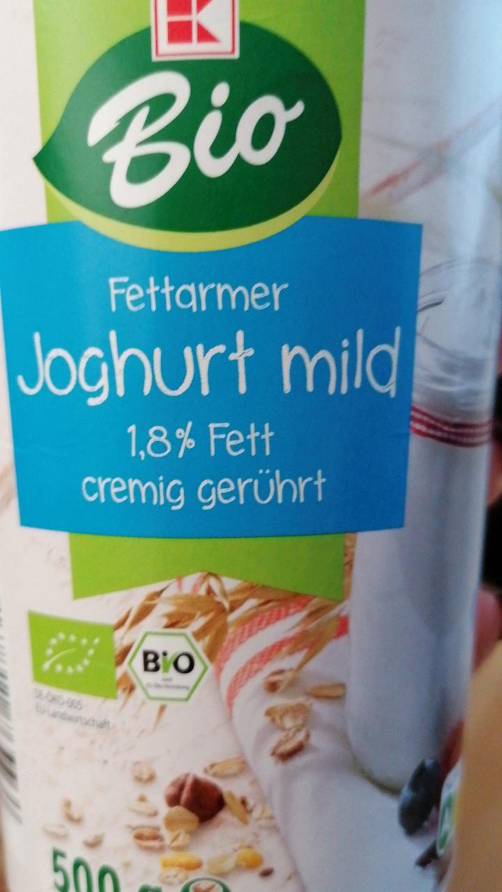 Fotografie - Fettarmer Joghurt mild cremig gerührt 1,8% Fett K-Bio