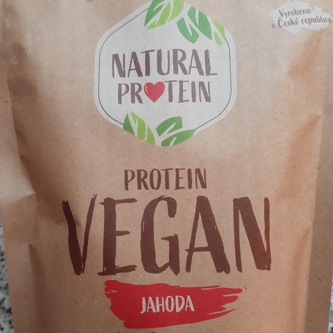Fotografie - Protein Vegan Jahoda Natural protein