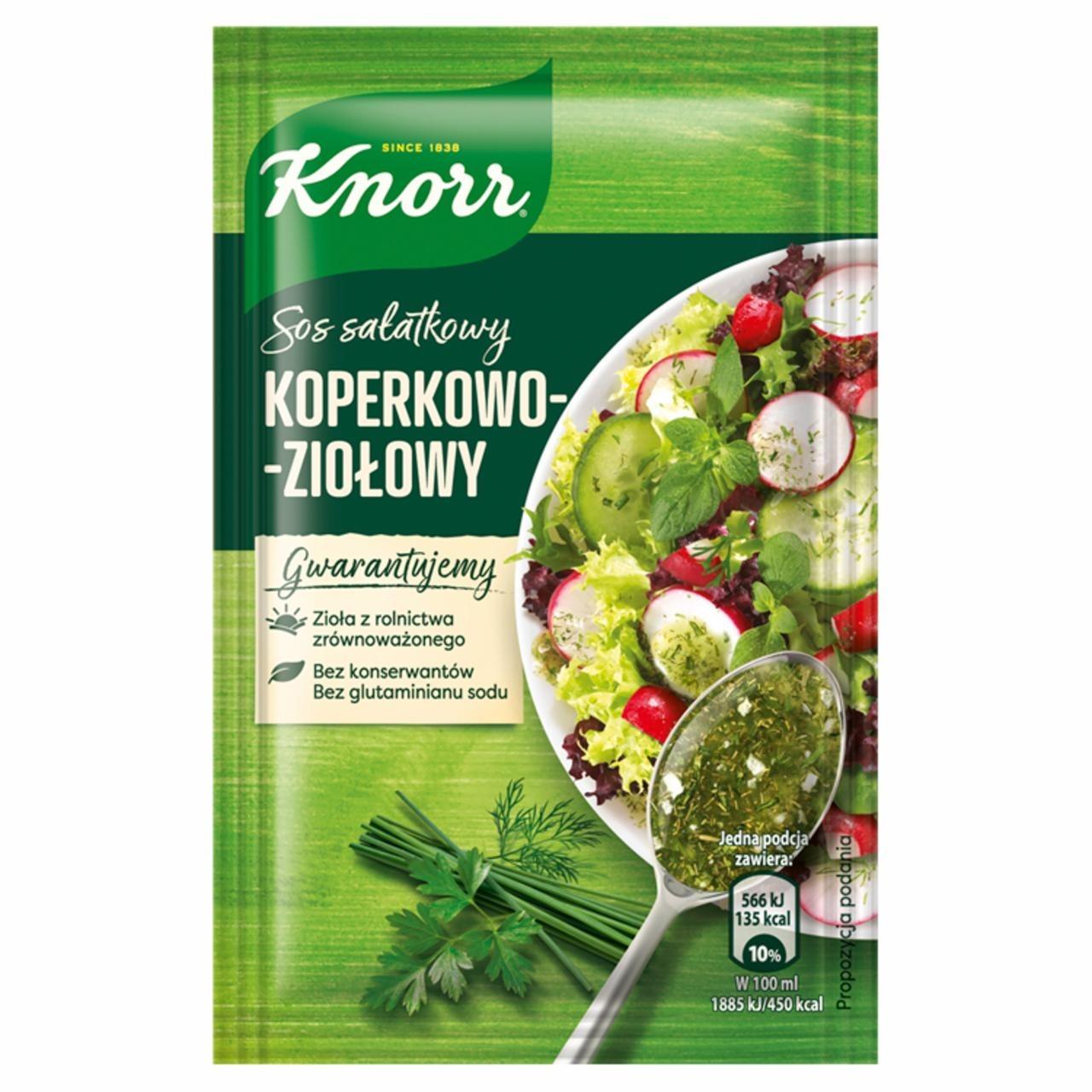 Fotografie - Sos sałatkowy koperkowo-ziołowy Knorr