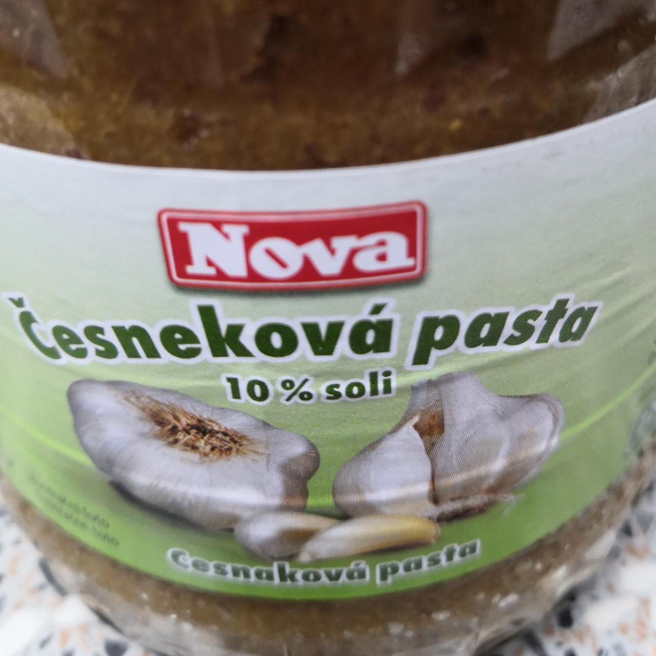 Fotografie - Česneková pasta 10% soli Nova