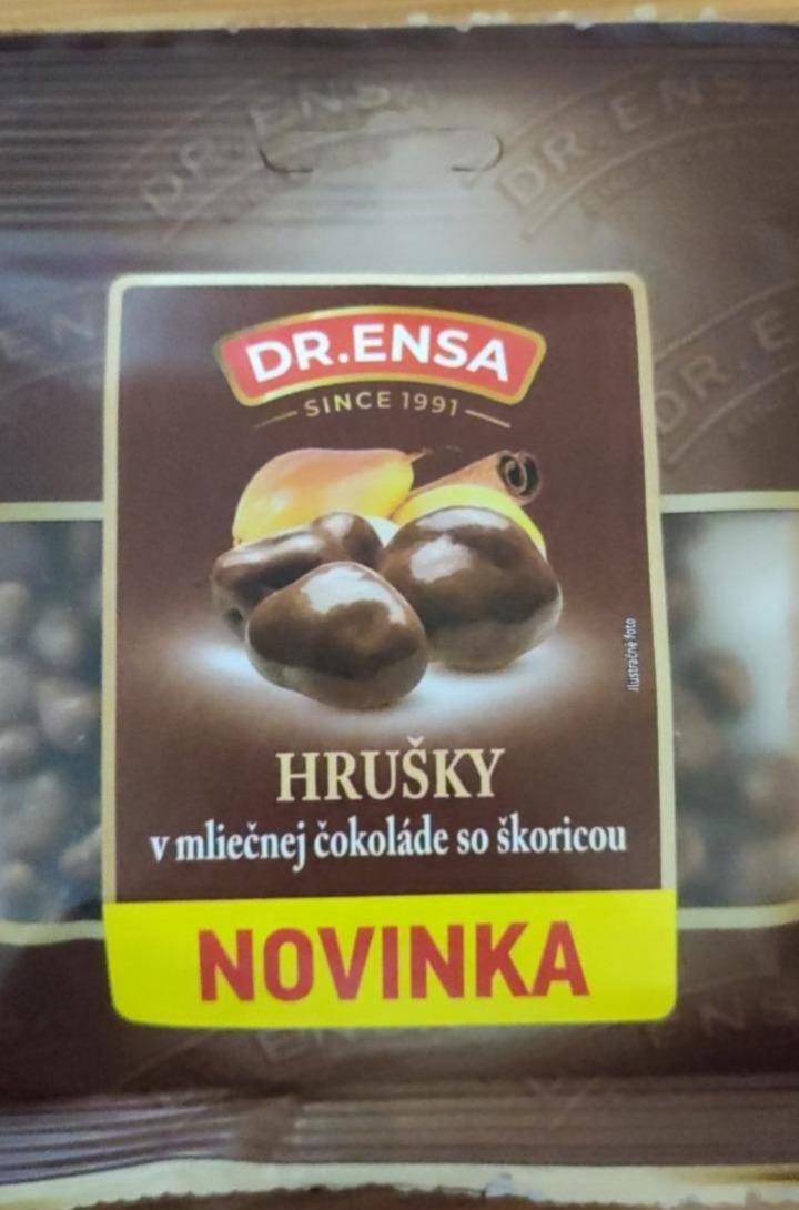 Fotografie - Sušené hrušky v mléčné čokoládě se skořicí Dr.Ensa