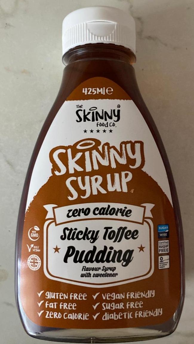 Fotografie - Skinny Syrup Sticky Toffee Pudding Zero Calorie The Skinny Food Co