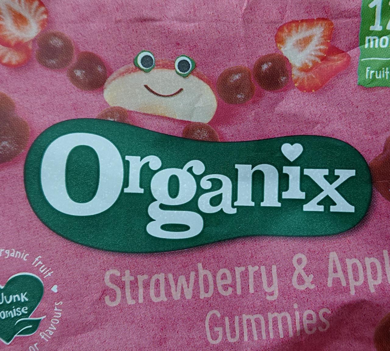 Fotografie - Strawberry & Apple Gummies Organix