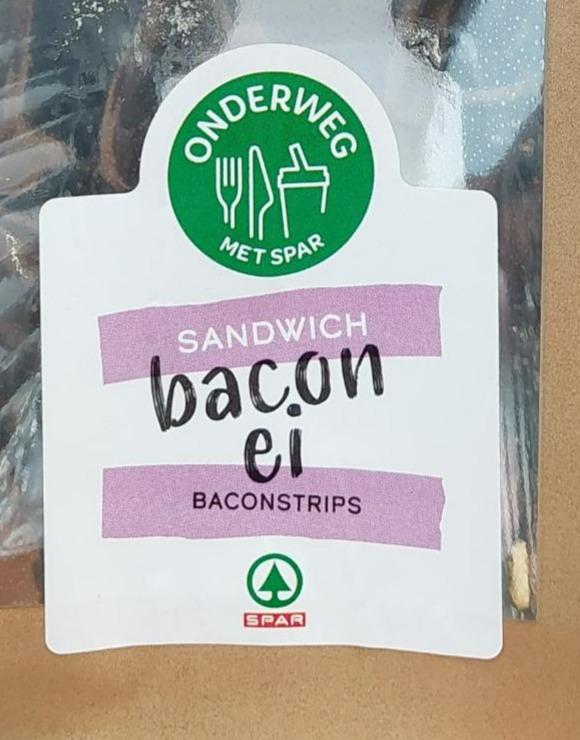 Fotografie - Sandwich Bacon Ei baconstrips Spar