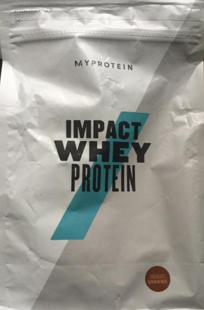 Fotografie - Impact Whey protein chocolate brownie Myprotein