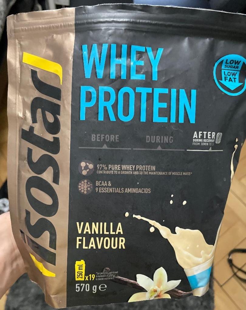 Fotografie - Whey protein vanilla - Isostar