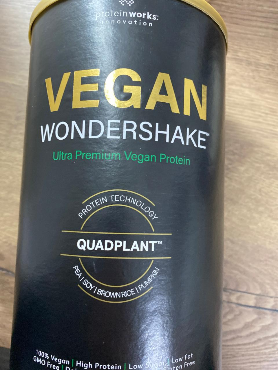 Fotografie - Vegan Wondershake Ultra Premium Vegan Protein Choc Peanut Cookie The Protein Works