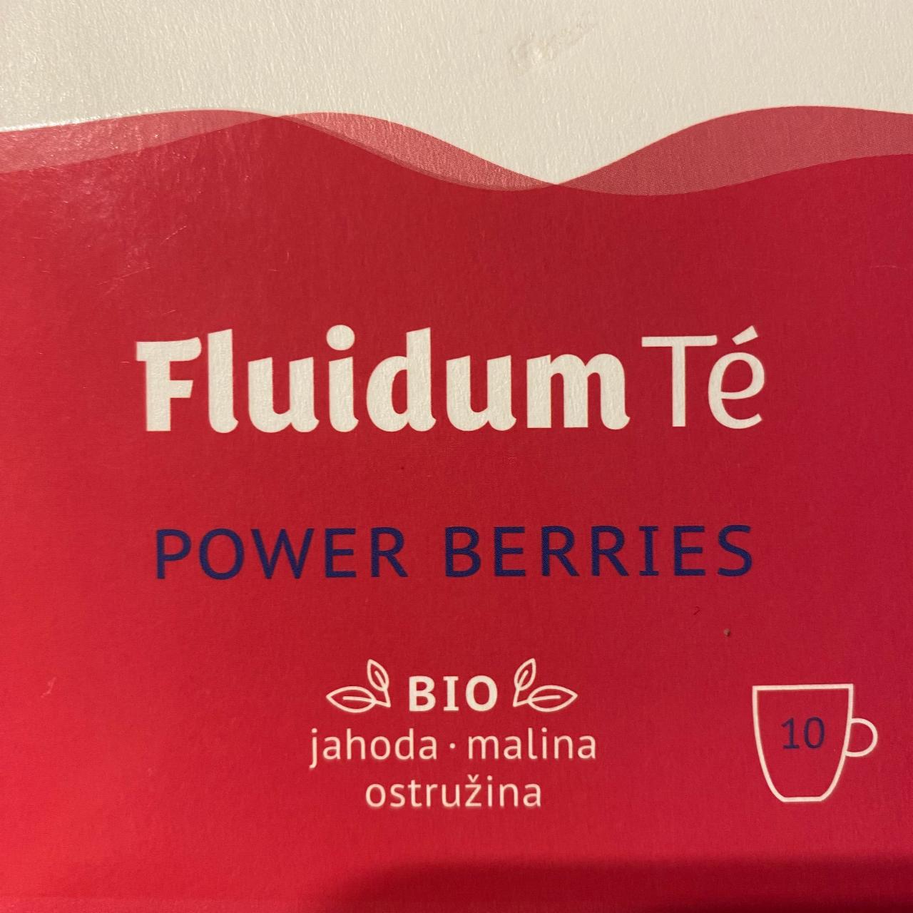 Fotografie - Bio Fluidum Té Power Berries jahoda malina ostružina