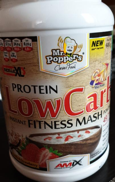 Fotografie - Protein Low Carb instant fitness mash Amix Nutrition
